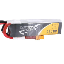 LiPo Аккумулятор Tattu 450mAh 7.4V 75C 2S1P для удлиненной H рамы (XT30)