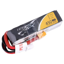 LiPo Аккумулятор Tattu 450mAh 11.1V 75C 3S1P для удлиненной H рамы (XT30)
